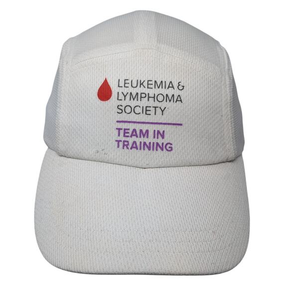Leukemia & Lymphoma Society Team In Training 5 Panel Cap White OS Headsweats - Picture 1 of 9